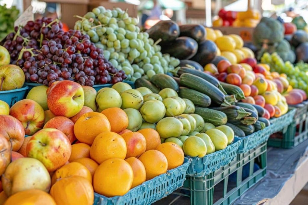 Légumes et fruits du jour